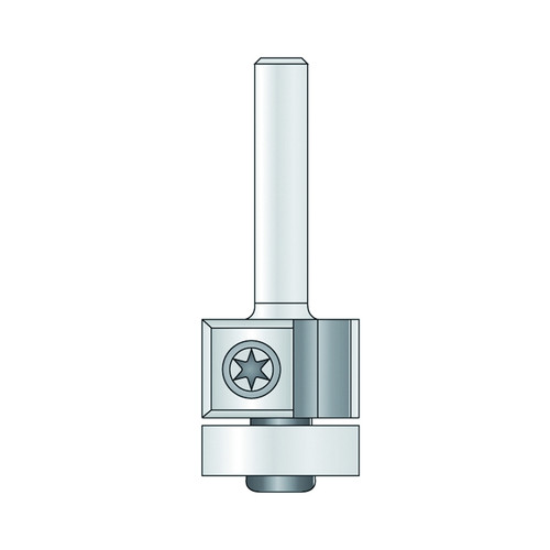 Hm 404-6 kantfrees Ø 19 x 30 mm met wisselmessen (schacht 6 mm)