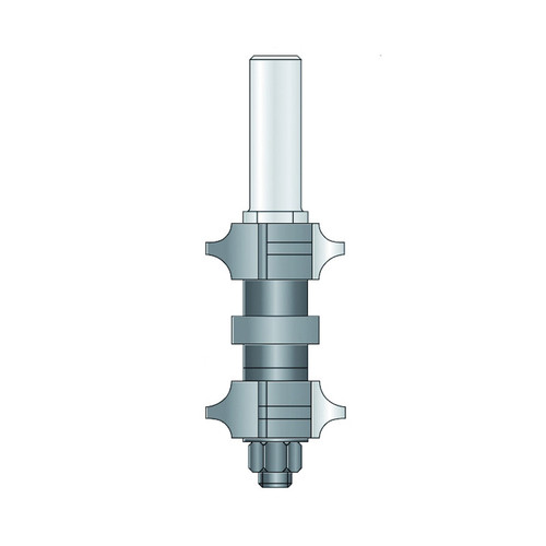 Hm 232-12 afrondfrees set Ø 34,8 x 38 mm radius 4,8 en 6,3 mm (schacht 12 mm)