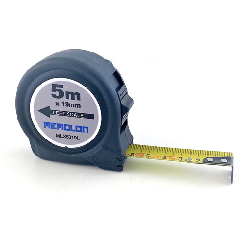 Memolon rolbandmaat 5 x 19 mm linkse schaal