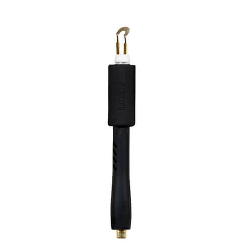 Razertip heavy duty pyrografie pen met een gekropt ronde punt
