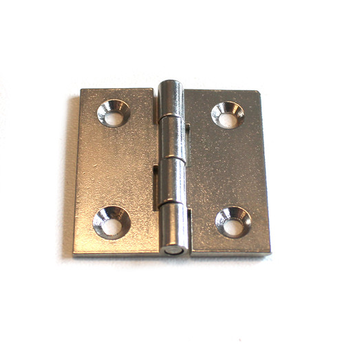 Meubelscharnier 30 x 30 mm matnikkel