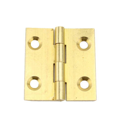 Meubelscharnier 30 x 30 mm messing