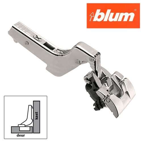 Blum keukenkastscharnier Inserta Blumotion nikkel 110º inliggend