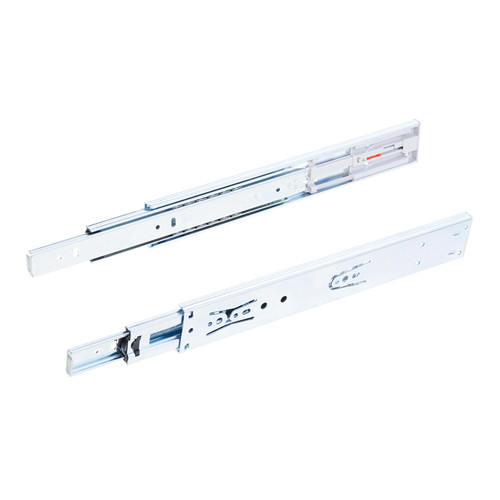 Ladegeleiders softclosing, volledig uittrekbaar 600 mm, 2 stuks