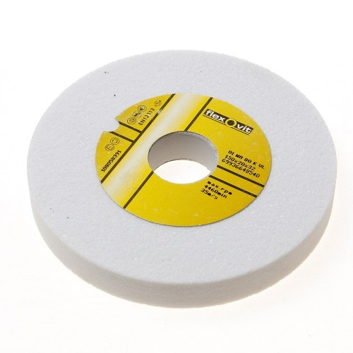 Slijpsteen 01 Ø 150 x 20 x Ø 32 mm | korrel 80 | wit