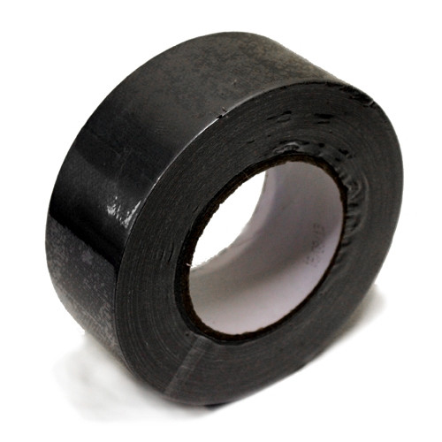Deltafix Ducttape zelfklevend extra kwaliteit permanent zwart 50 meter x 50 mm