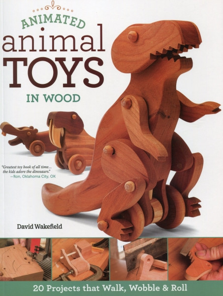 Animated Animal Toys in Wood - David Wakefield