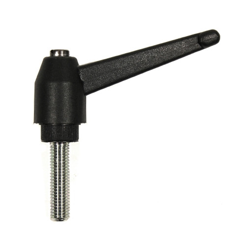 Verstelbare spangreep 65 x 15 mm Ø 23 mm M6 x 25 mm uitwendige draad