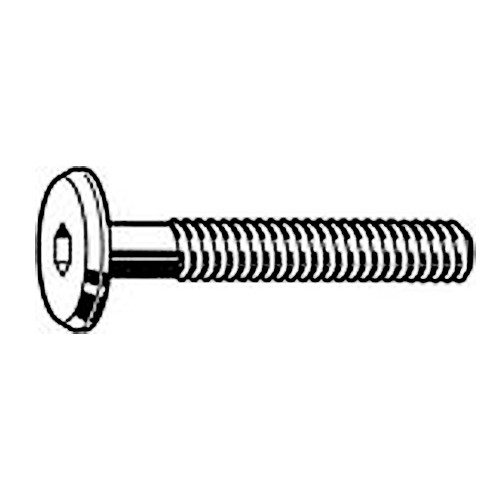 Vlakke schroef binnenzeskant KF verzinkt M6 x 50 mm