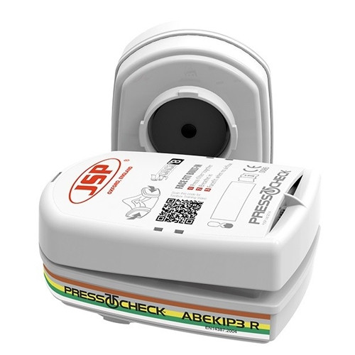 Filterset PressToCheck ABEK1 P3 stof + dampfilter voor JSP Force 8 en Force 10 maskers