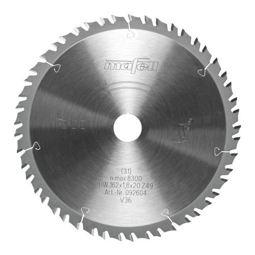 Mafell cirkelzaagblad HM 162 x 1,2/1,8 x 20 mm Z49-7 GT