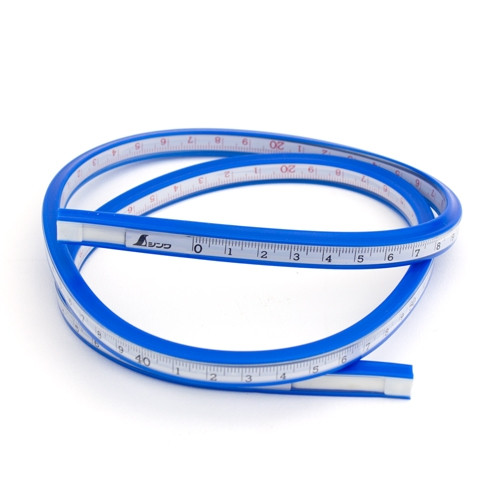 Shinwa Japanse Flexi Curve flexibele liniaal 800 mm