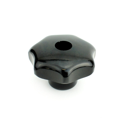 Sterknop bakeliet Ø 32 mm M6 doorlopend draad