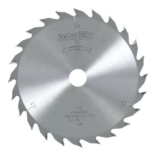 Mafell cirkelzaagblad HM 168 x 1,2/ 1,8 x 20 mm Z24 WZ