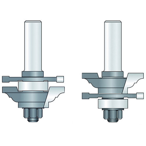 Hm 118B-8 profiel- en contraprofielfrees Ø 46 x 22 mm (schacht 8 mm) 