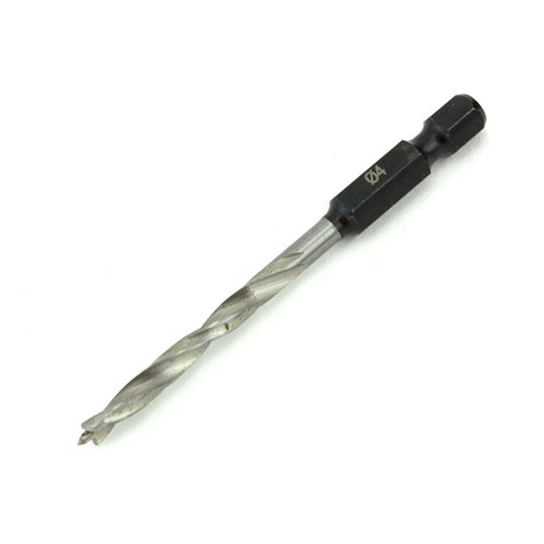 Fisch houtspiraalboor Ø 4,0 mm met 1/4″ zeskantaansluiting