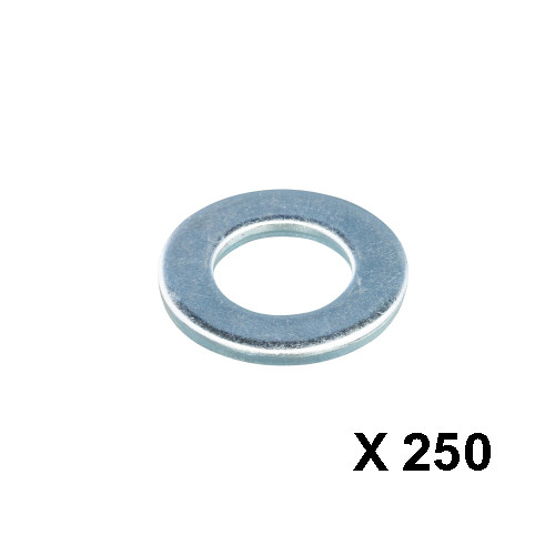 Sluitring verzinkt DIN125A M4 (4,3 x 9 x 0,8 mm)