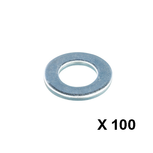 Sluitring verzinkt DIN125A M8 (8,4 x 16 x 1,6 mm)