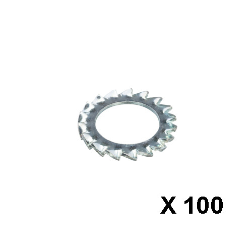 Tandveerring verzinkt DIN6798A M10 (10,5 x 18 x 0,9 mm)