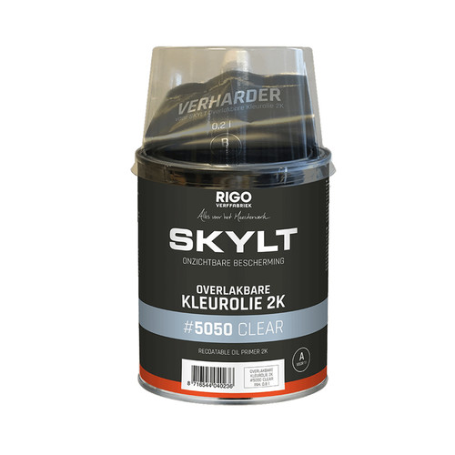 Rigo Skylt overlakbare kleurolie 2K Clear 1000 ml