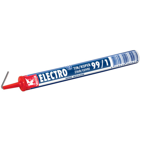 Griffon electro draadsoldeer tin/koper 99/1 harskern Ø 1,5 mm in doseerpen