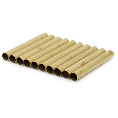 Messing pen buizen 7 mm, 10 stuks