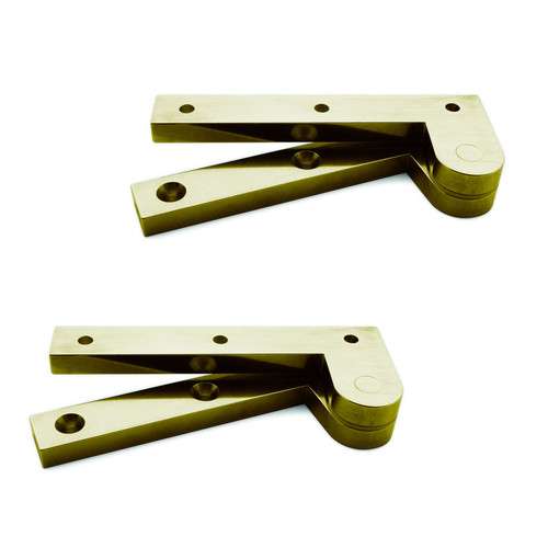 Brusso L-97 speunen 83 x 19 x 8 mm messing, 2 stuks