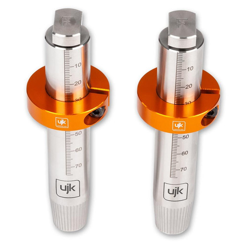 UJK Ø 20 mm dogs met klemring voor Festool liniaal, 2 stuks