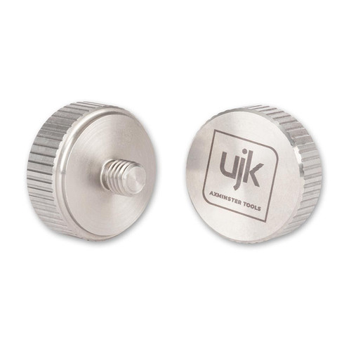 UJK RVS knop M8 voor dogs en pups, 2 stuks