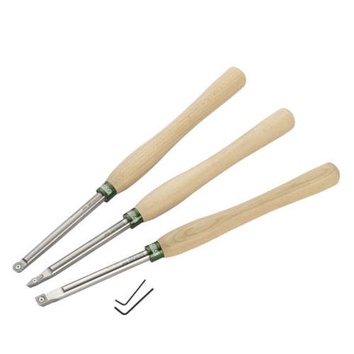Record Power ProComfort houtdraaibeitelset met carbide tip, 3-delig