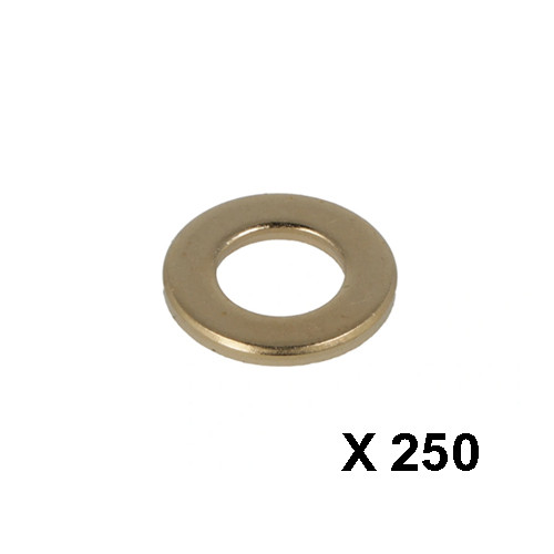 Sluiting messing DIN125A M3 (3,2 x 7 x 0,5 mm)