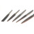 Corradi naaldraspen fijn 215 mm, 5 stuks