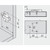 Blum kruismontageplaat 0,0 mm verdikt
