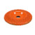 Saburrtooth schijfrasp Ø 100 mm vlak oranje/extra grof
