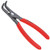 Knipex borgveertang gebogen 19-60 mm voor buitenringen