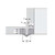 Inboorscharnier Ø 14 mm messing, 2 stuks