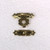 Sigarenkistsluiting 20,5 x 5,5 mm vermessingd