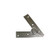 Trapscharnier 140 x 31 x 2 mm verzinkt staal