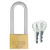 Abus messing hangslot 65/50 HB80 met twee sleutels