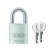 Abus Titalium hangslot 80TI/40 met twee sleutels - laatste voorraad