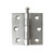 Scharnier met losse pen 63 x 63 mm rvs geborsteld
