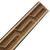 Inleglijst fineer dubbele slinger licht- en donkerbruin, 20 x 1000 mm