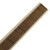 Inleglijst fineer donkerbruin, 10 x 1000 mm