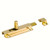 Profielschuif vlak messing 35 x 80 mm