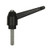 Verstelbare spangreep 83 x 19 mm Ø 28 mm M10 x 40 mm uitwendige draad