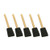 Chestnut schuimkwasten 25 mm, 5 stuks
