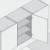 Blum Clip Top scharnier zonder veer nikkel 110º inliggend