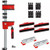 Bessey set: 8x variabele corpuslijmtang 1500 x 95 mm met uitgebreide accessoireset
