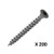 Dynaplus Universeelschroef AR-Coating platkop Torx T15 Ø 3,5 x 25 mm