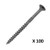 Dynaplus Universeelschroef AR-Coating platkop Torx T30 Ø 6,0 x 130/70 mm